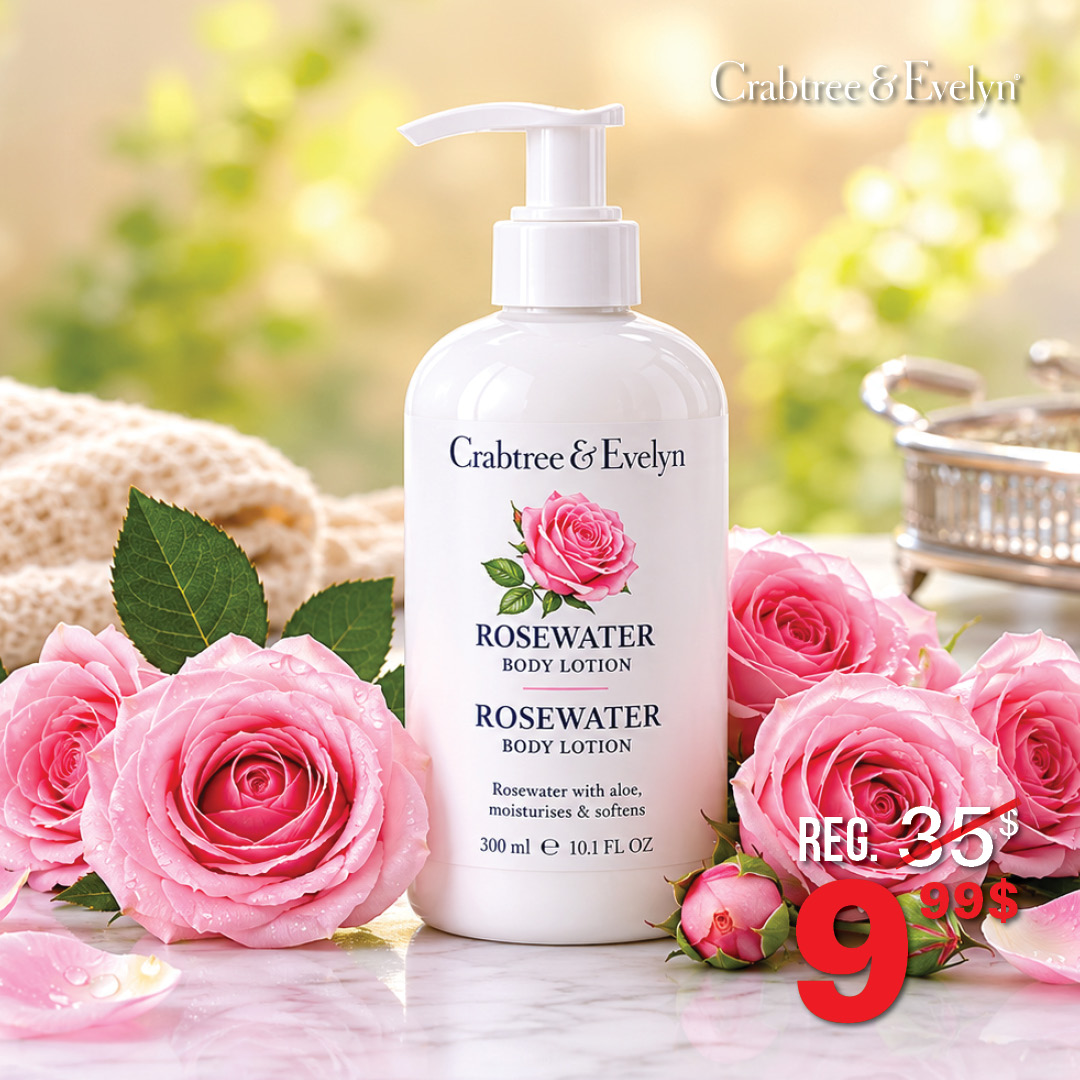 Lotion pour le corps Crabtree & Evelyn Rosewater