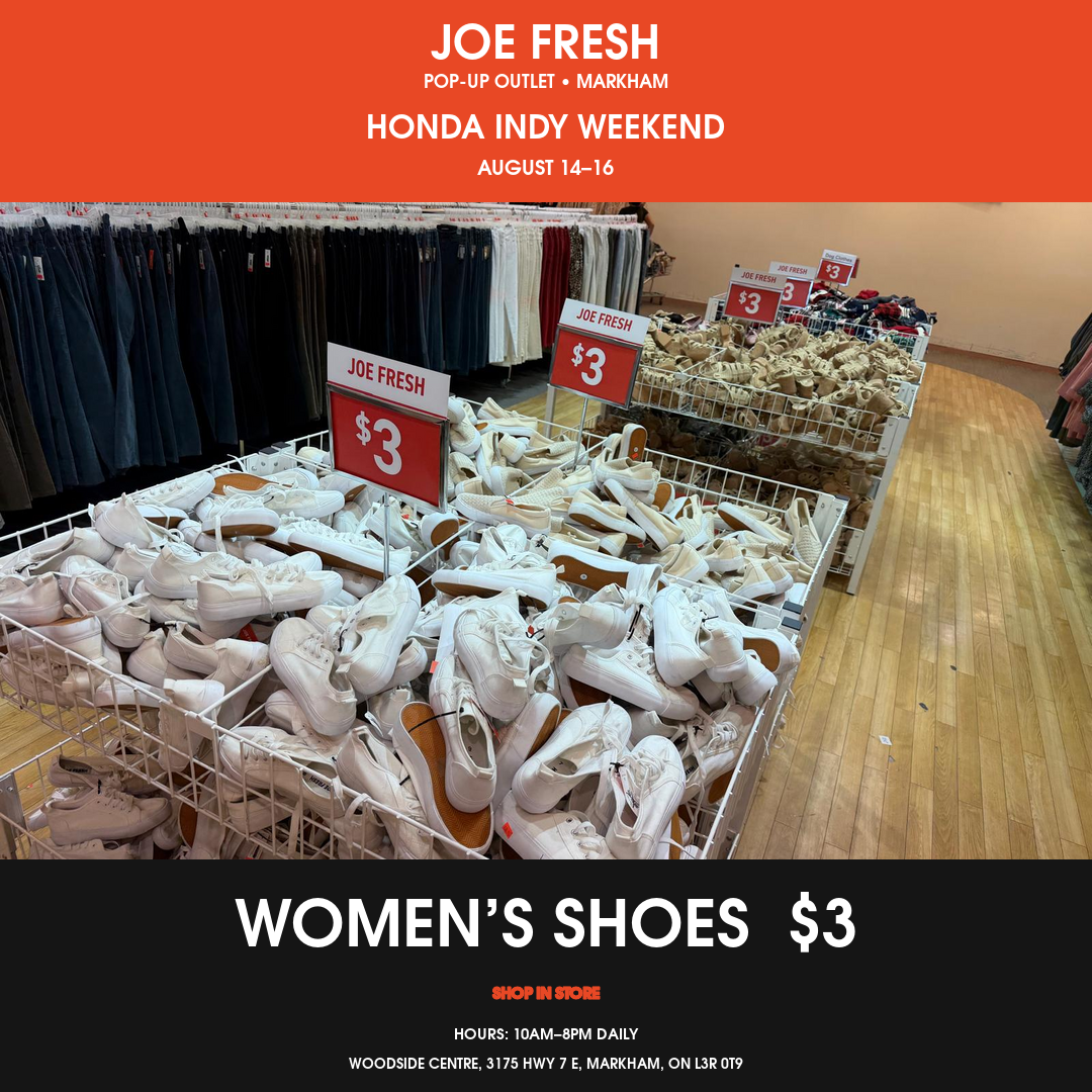 Joe Fresh Markham women's shoes for $3