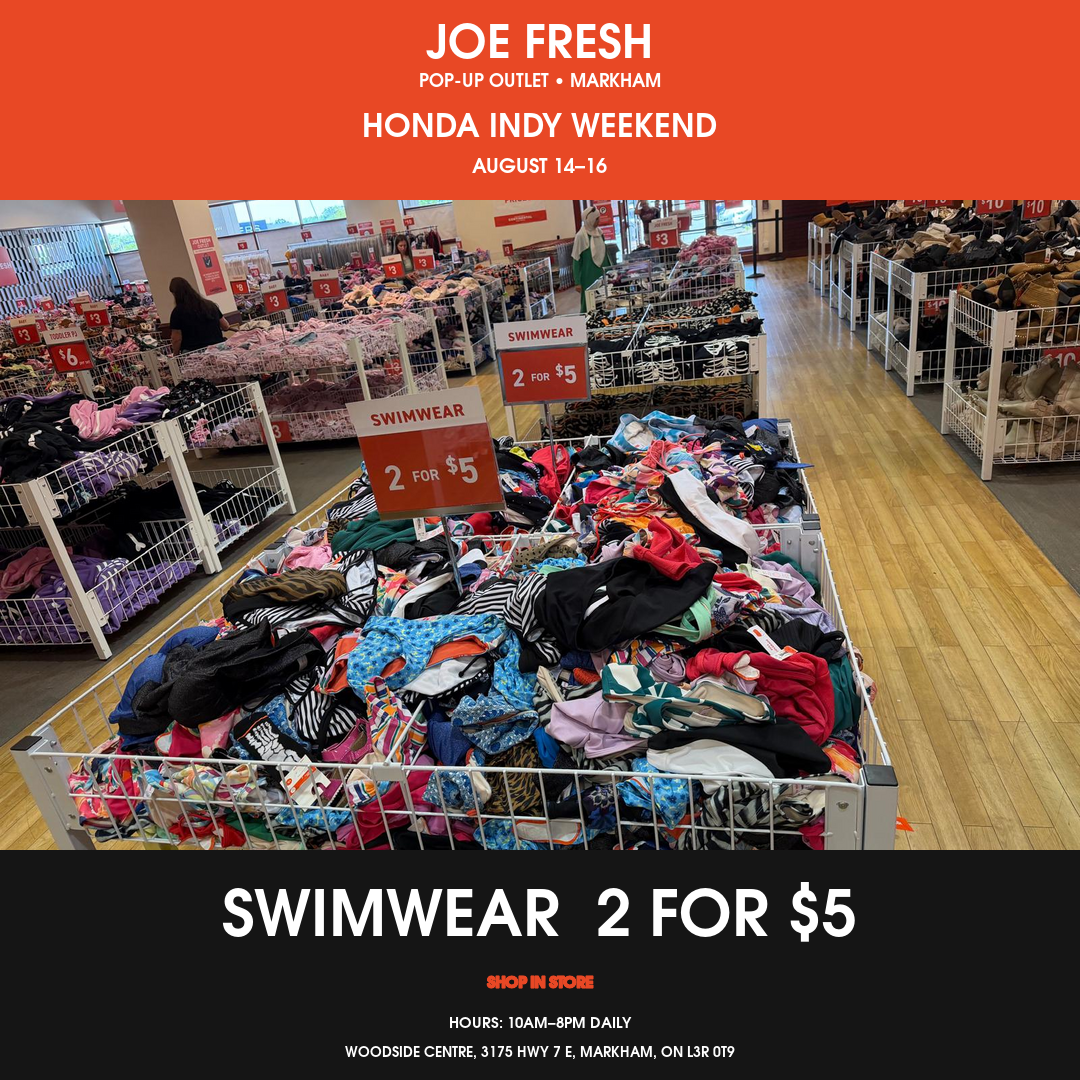Joe Fresh Markham swimwear two for $5